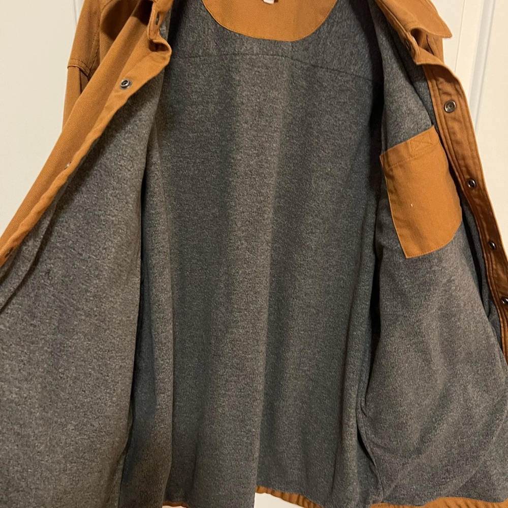 Duluth Trading Co Men's Brown Shirt Jacket - Picture 2 of 8